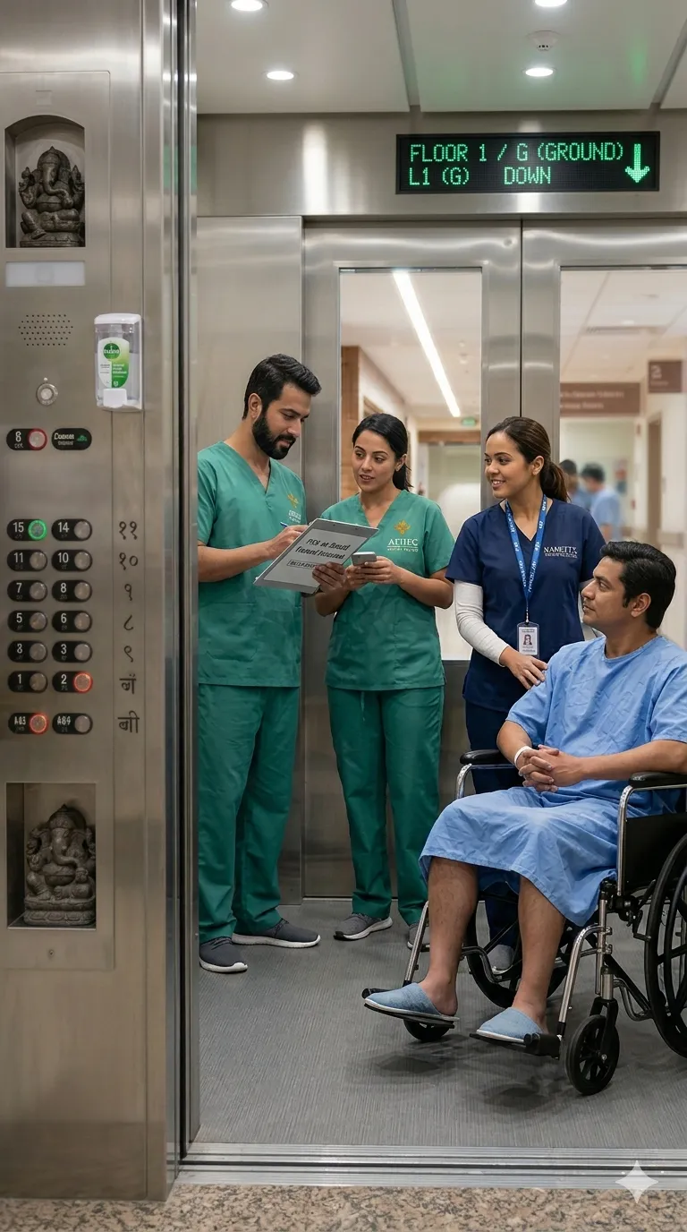 Hospital Elevator Installation